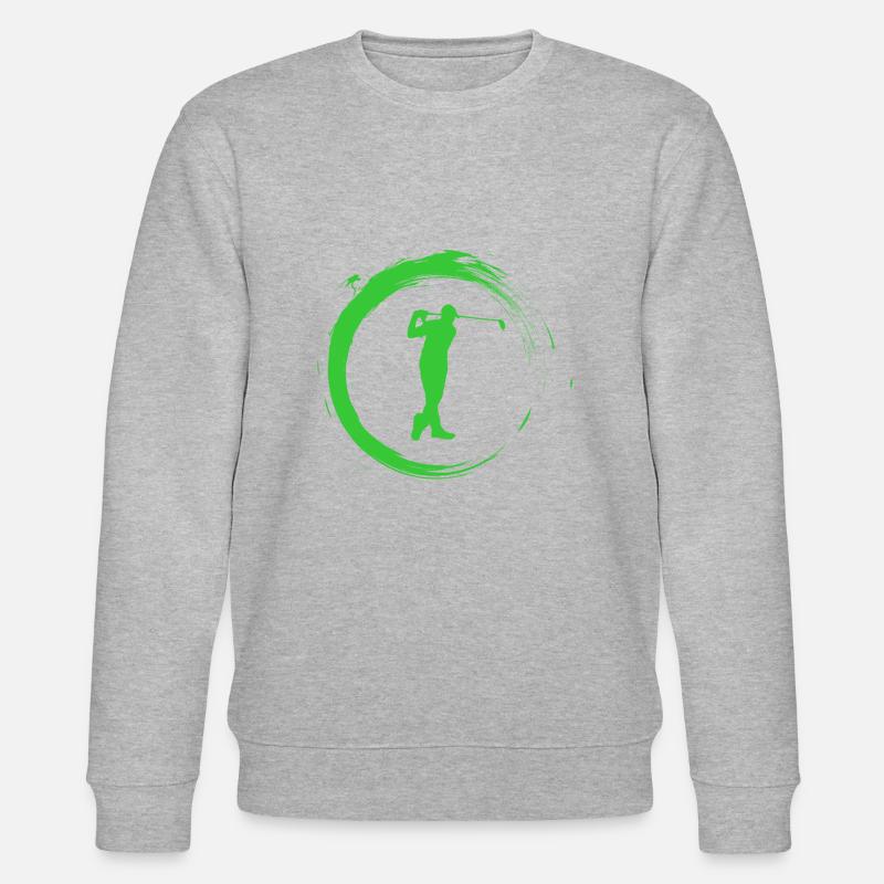 Golfer - Stanley/Stella Unisex Bio-Sweatshirt CHANGER  - Grau meliert