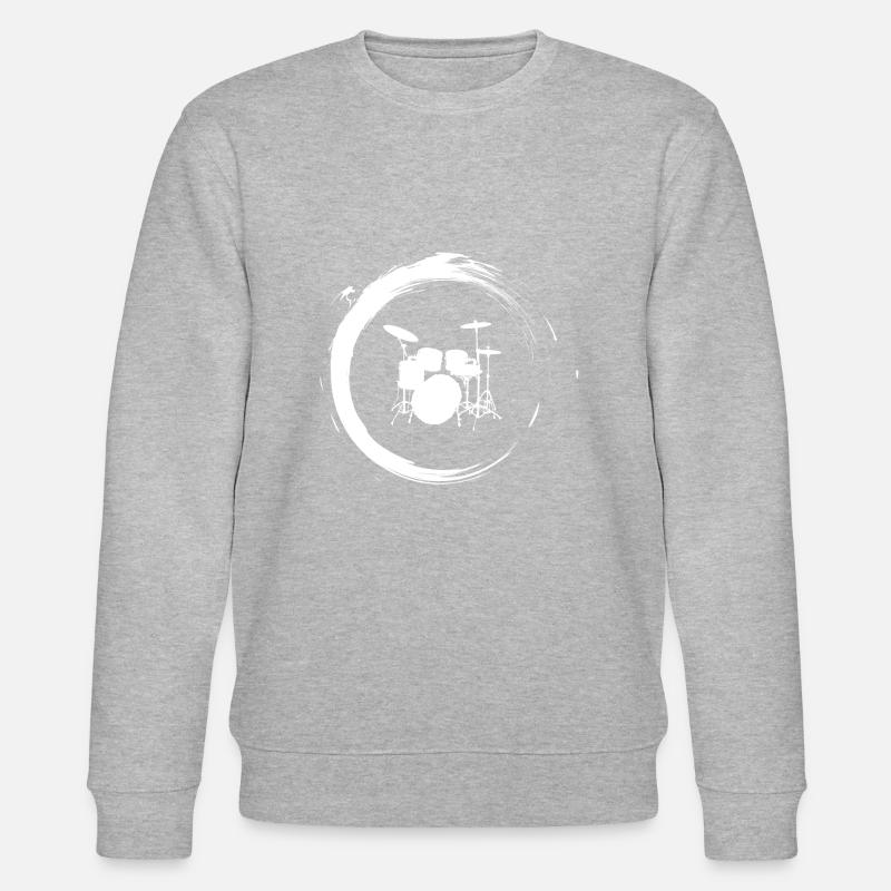 Schlagzeug - Stanley/Stella Unisex Bio-Sweatshirt CHANGER  - Grau meliert