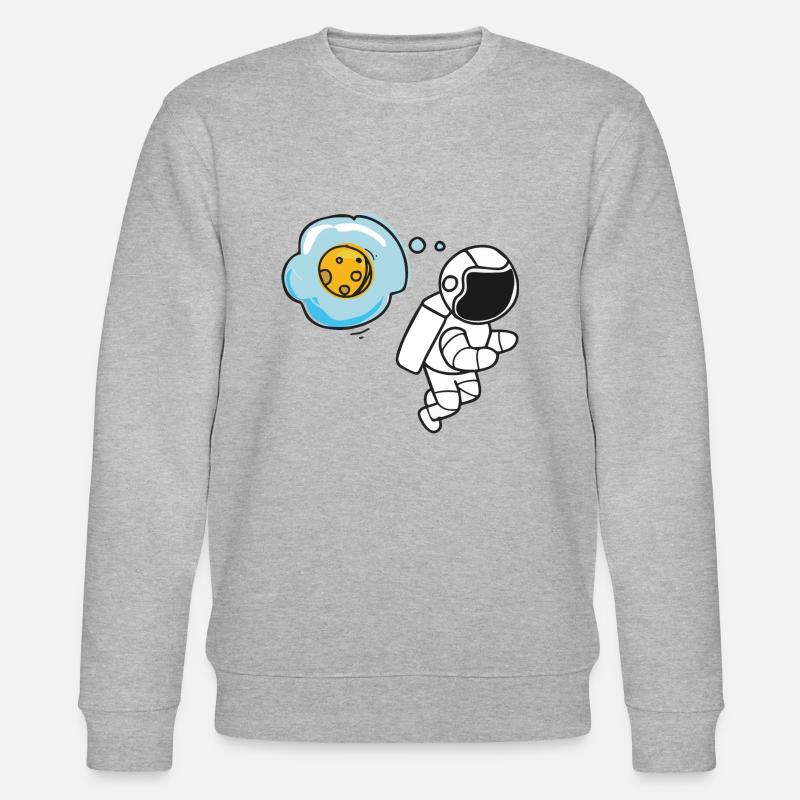 Astronaut Thoughts - Sweat bio CHANGER Stanley/Stella Unisexe - gris chiné