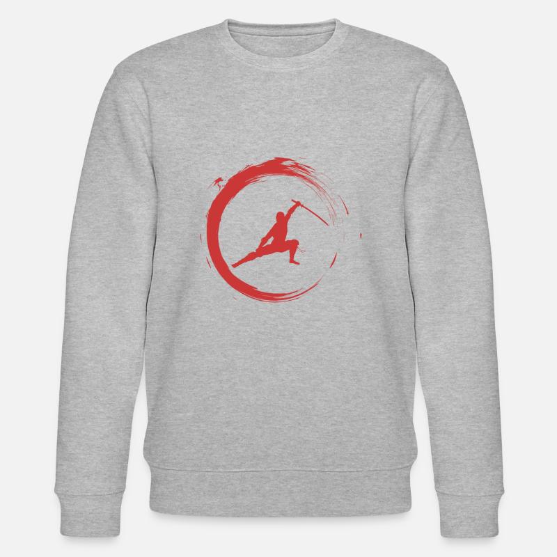 Ninja - Sweat bio CHANGER Stanley/Stella Unisexe - gris chiné