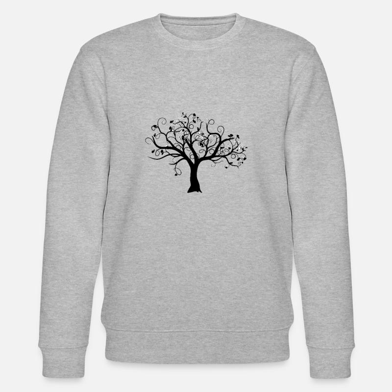 Baum - Stanley/Stella Unisex Bio-Sweatshirt CHANGER  - Grau meliert
