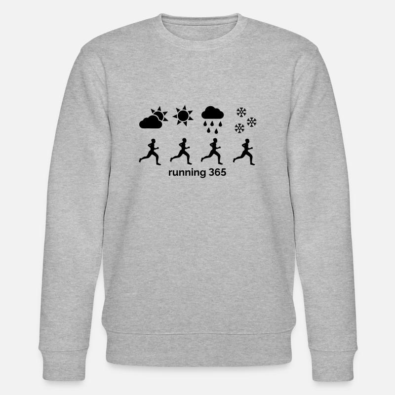 Course à pied 365 - Sweat bio CHANGER Stanley/Stella Unisexe - gris chiné