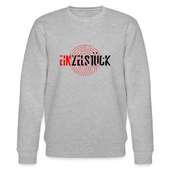 Einzelstück - Stanley/Stella Unisex Bio-Sweatshirt CHANGER  - Grau meliert - Vorne - Nik (191cm) & Marisol (170cm)