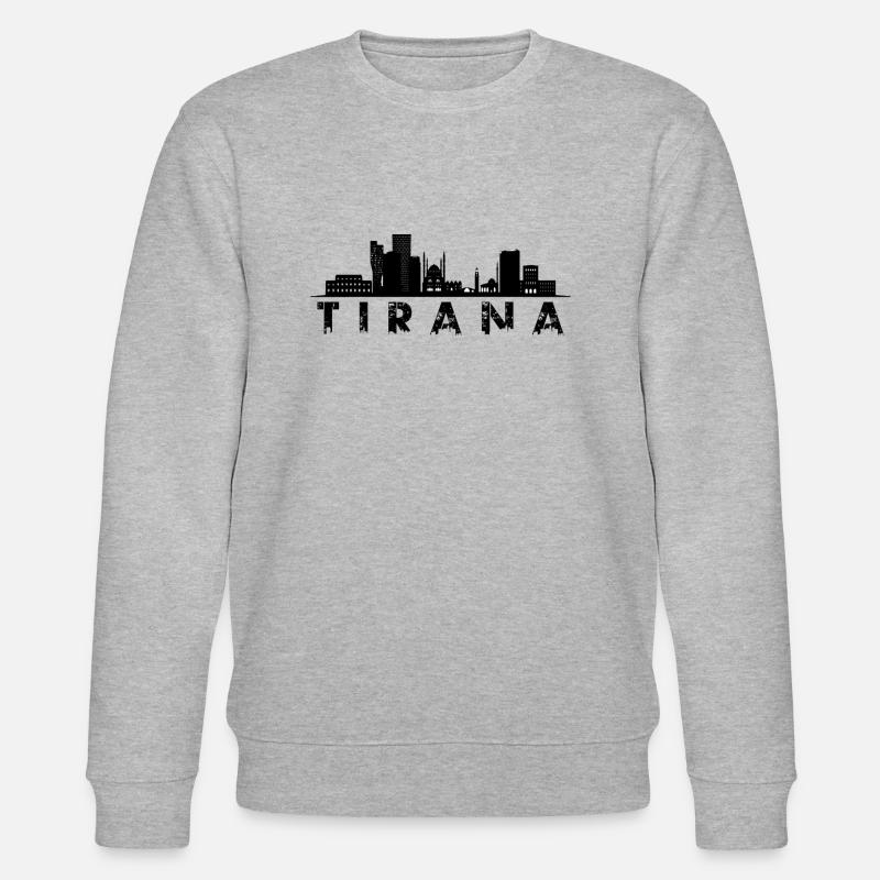 Tirana - Stanley/Stella Unisex Bio-Sweatshirt CHANGER  - Grau meliert