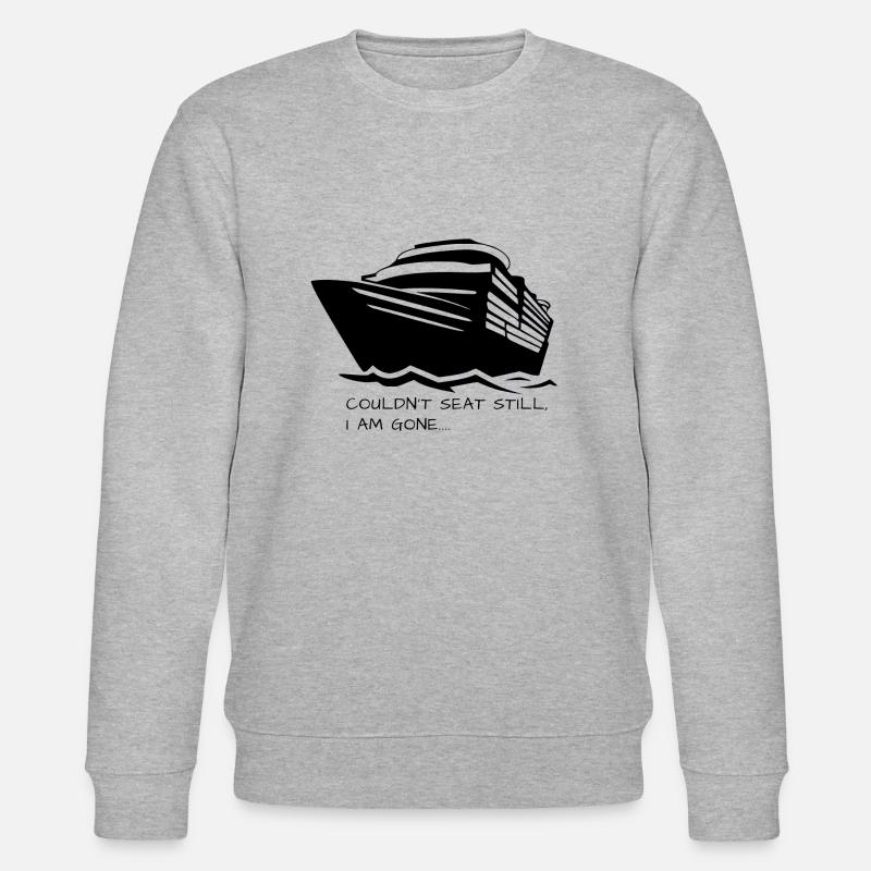KREUZFAHRT I am gone - Stanley/Stella Unisex Bio-Sweatshirt CHANGER  - Grau meliert