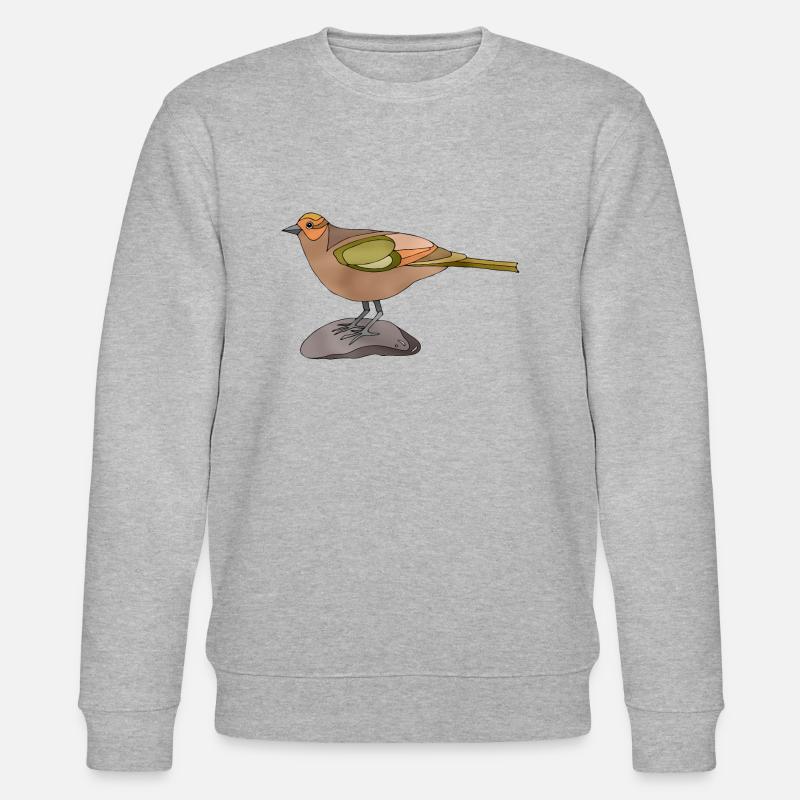 Vogel - Stanley/Stella Unisex Bio-Sweatshirt CHANGER  - Grau meliert