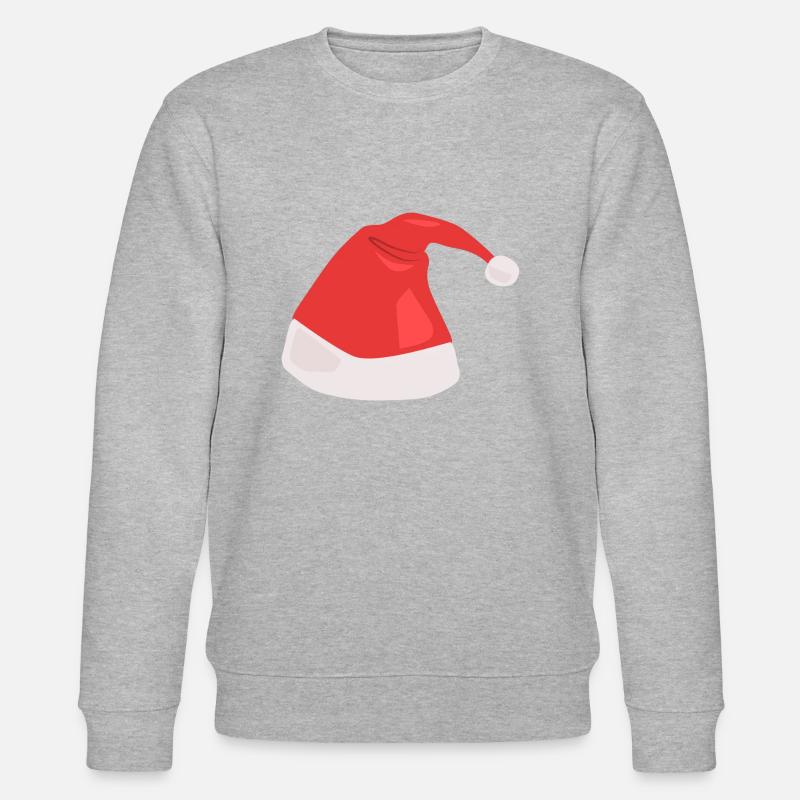 Weihnachtsmütze - Stanley/Stella Unisex Bio-Sweatshirt CHANGER - Grau meliert