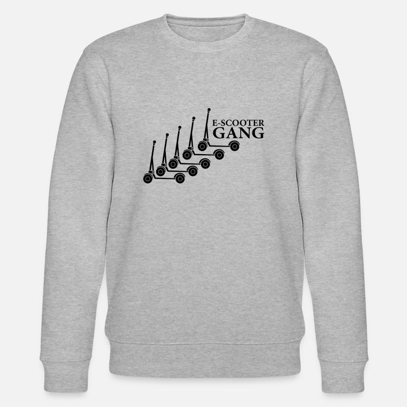 E-Scooter E-Roller Scooter - Sweat bio CHANGER Stanley/Stella Unisexe - gris chiné