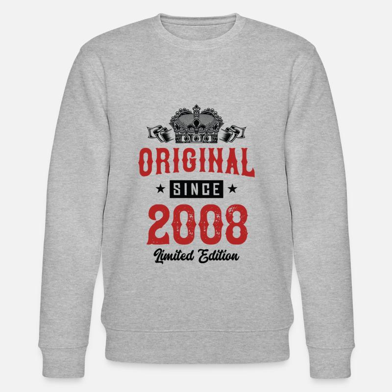 2008 limited edition - Stanley/Stella Unisex Bio-Sweatshirt CHANGER  - Grau meliert