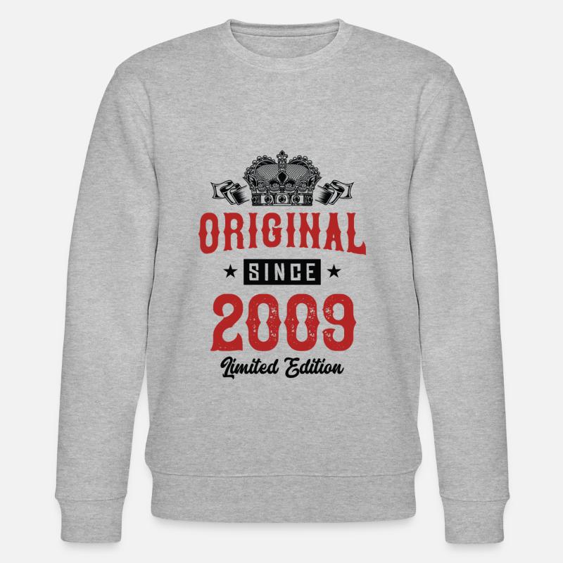 2009 Limited Edition - Stanley/Stella CHANGER Unisex Organic Sweatshirt - heather grey
