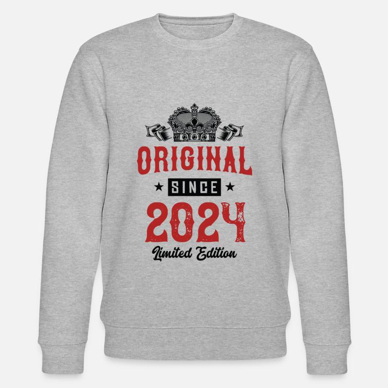 2024 limited edition - Stanley/Stella Unisex Bio-Sweatshirt CHANGER  - Grau meliert