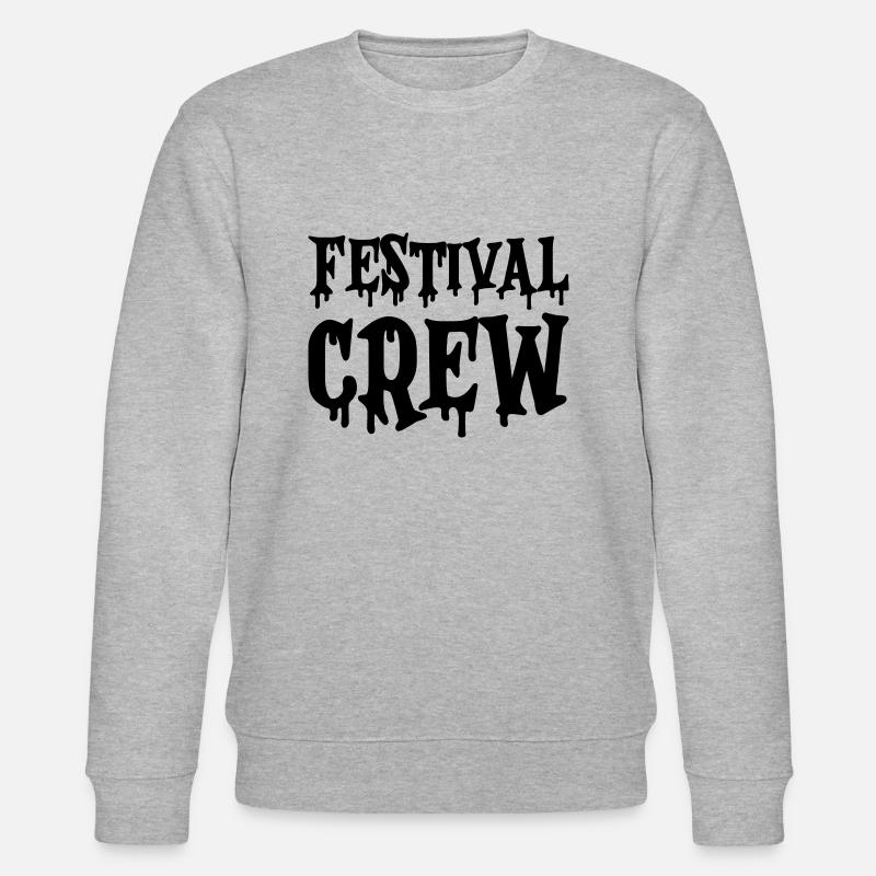 festival crew - Stanley/Stella Unisex Bio-Sweatshirt CHANGER  - Grau meliert