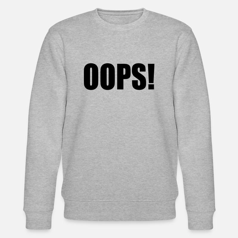 Oops - Sweat bio CHANGER Stanley/Stella Unisexe - gris chiné