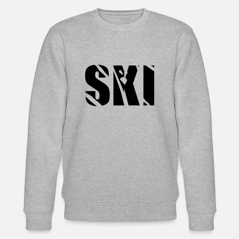 ski - Stanley/Stella Unisex Bio-Sweatshirt CHANGER  - Grau meliert