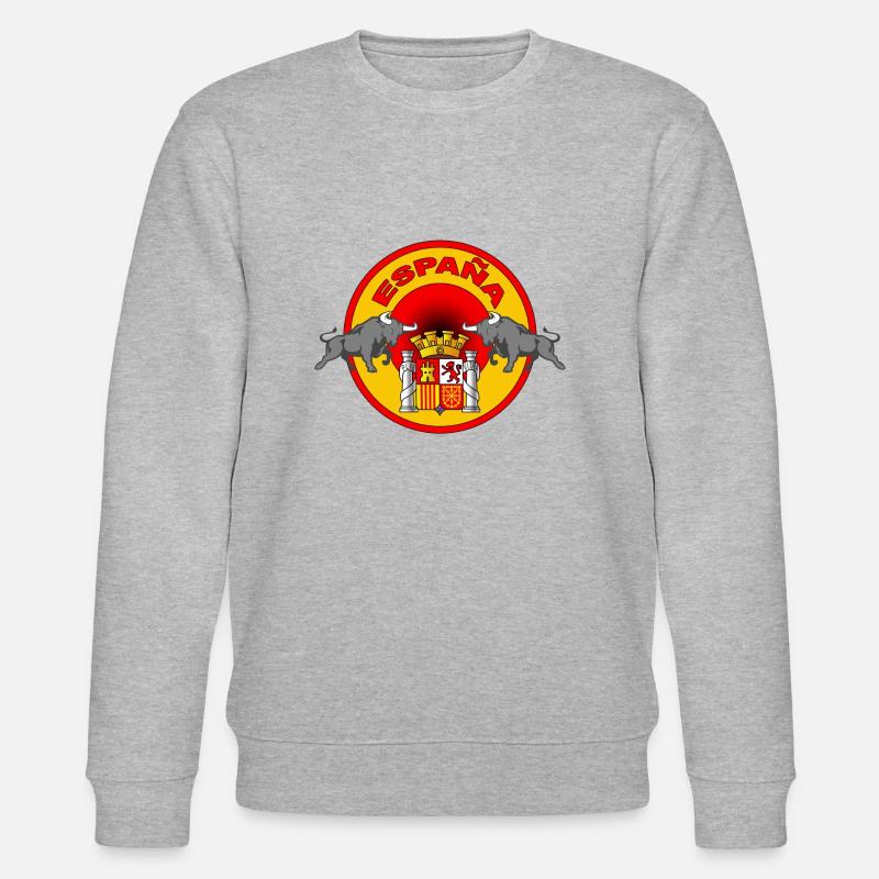 spanien spain - Stanley/Stella Unisex Bio-Sweatshirt CHANGER  - Grau meliert