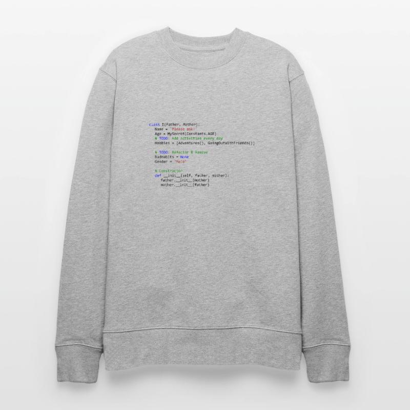 I am a python class Stanley/Stella CHANGER Unisex Organic Sweatshirt