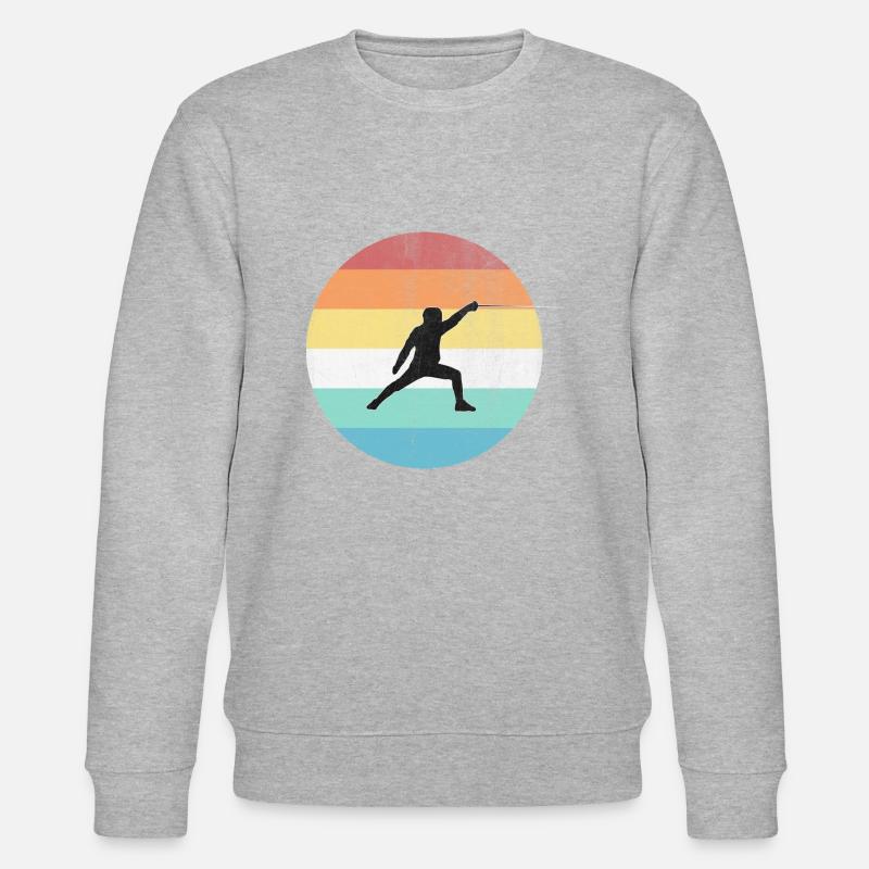 Fechten - Stanley/Stella Unisex Bio-Sweatshirt CHANGER  - Grau meliert