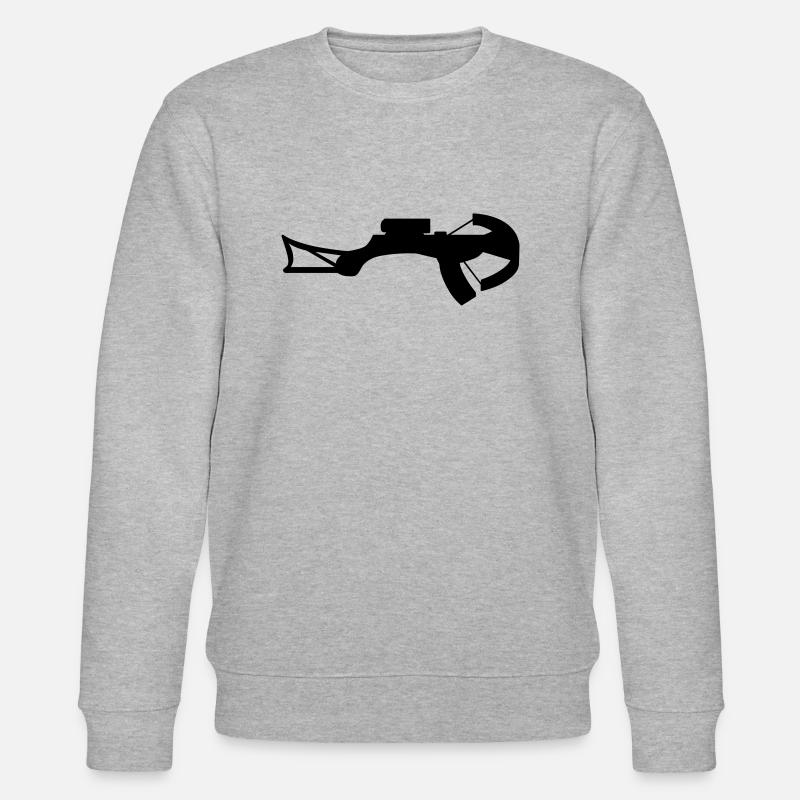 Armbrust, Crossbow - Stanley/Stella Unisex Bio-Sweatshirt CHANGER  - Grau meliert