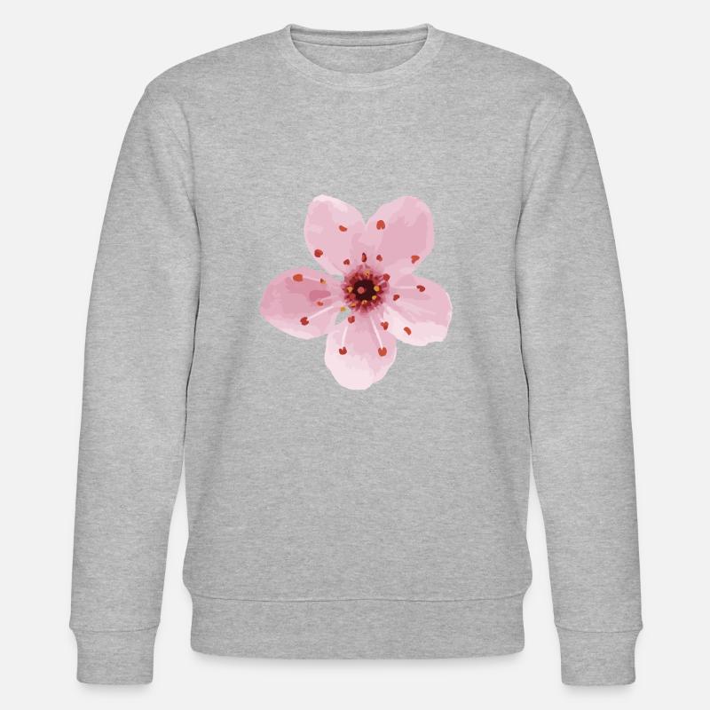 fleur de cerisier - Sweat bio CHANGER Stanley/Stella Unisexe - gris chiné