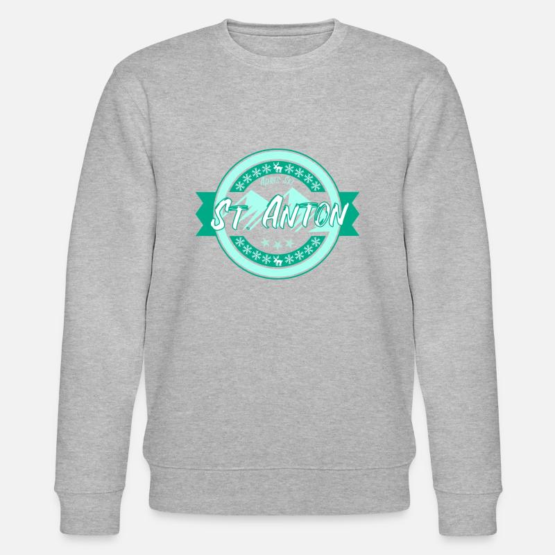 St anton - Stanley/Stella Unisex Bio-Sweatshirt CHANGER  - Grau meliert