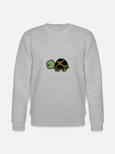 animal turtle 4 - Stanley/Stella CHANGER Unisex Organic Sweatshirt - heather grey