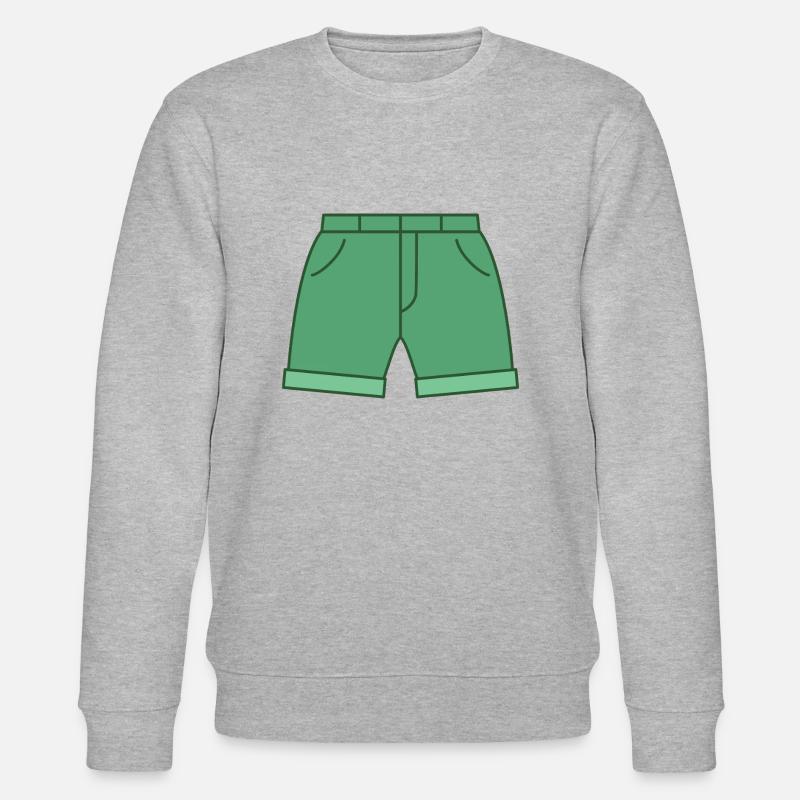 Short - Sweat bio CHANGER Stanley/Stella Unisexe - gris chiné