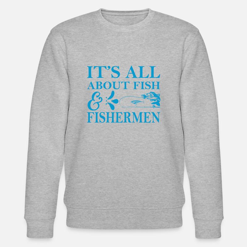 Fishermen - Stanley/Stella Unisex Bio-Sweatshirt CHANGER - Grau meliert