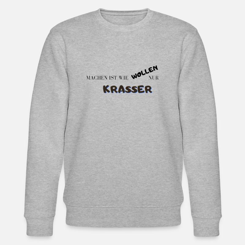 Machen!!! - Stanley/Stella Unisex Bio-Sweatshirt CHANGER  - Grau meliert