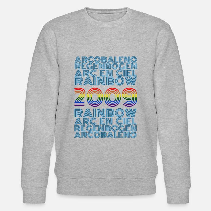 Rainbow 2009 - Stanley/Stella Unisex Bio-Sweatshirt CHANGER  - Grau meliert