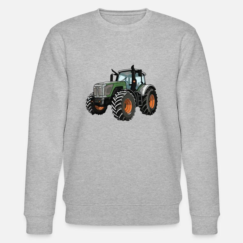 Traktor Farmer - Stanley/Stella Unisex Bio-Sweatshirt CHANGER  - Grau meliert