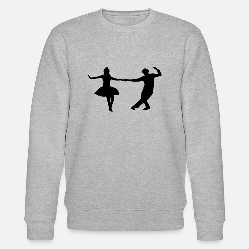 Tänzer, tanzen - Stanley/Stella Unisex Bio-Sweatshirt CHANGER  - Grau meliert