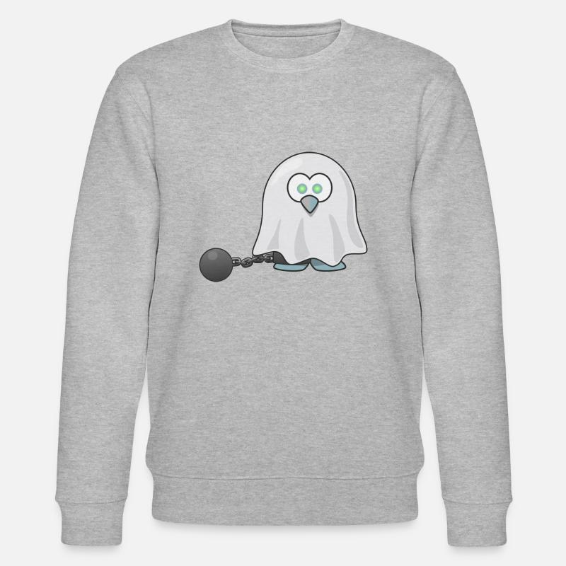 Fantôme et son boulet - Sweat bio CHANGER Stanley/Stella Unisexe - gris chiné