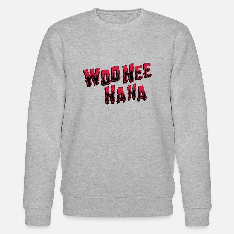 wooheehaha - Stanley/Stella Unisex Bio-Sweatshirt CHANGER  - Grau meliert