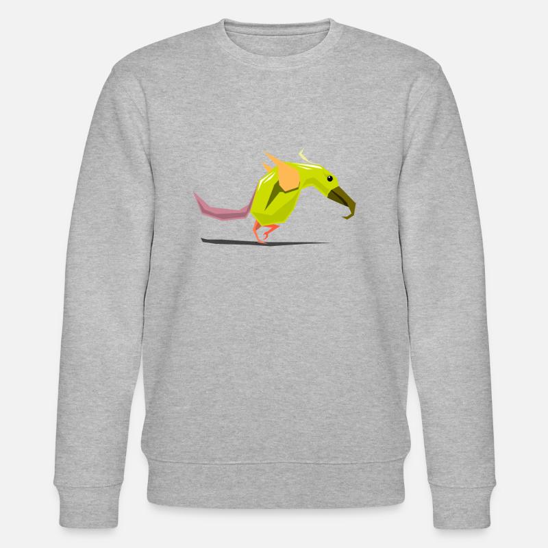 Vogel / Vogel-Abbildung - Stanley/Stella Unisex Bio-Sweatshirt CHANGER  - Grau meliert
