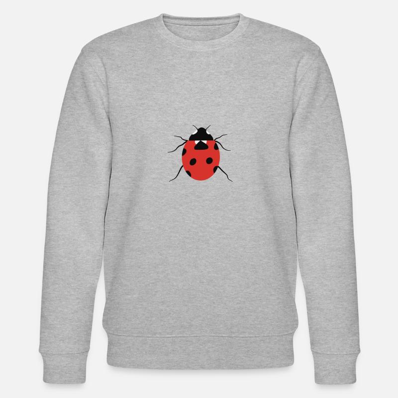 Marienkäfer - Stanley/Stella Unisex Bio-Sweatshirt CHANGER  - Grau meliert