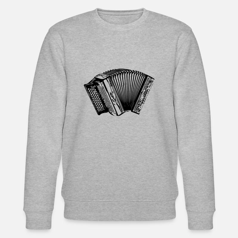 Steirische Harmonika - Stanley/Stella Unisex Bio-Sweatshirt CHANGER - Grau meliert