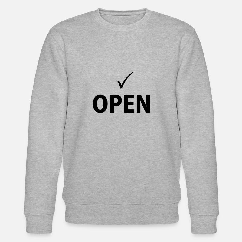 OUVERT - Sweat bio CHANGER Stanley/Stella Unisexe - gris chiné