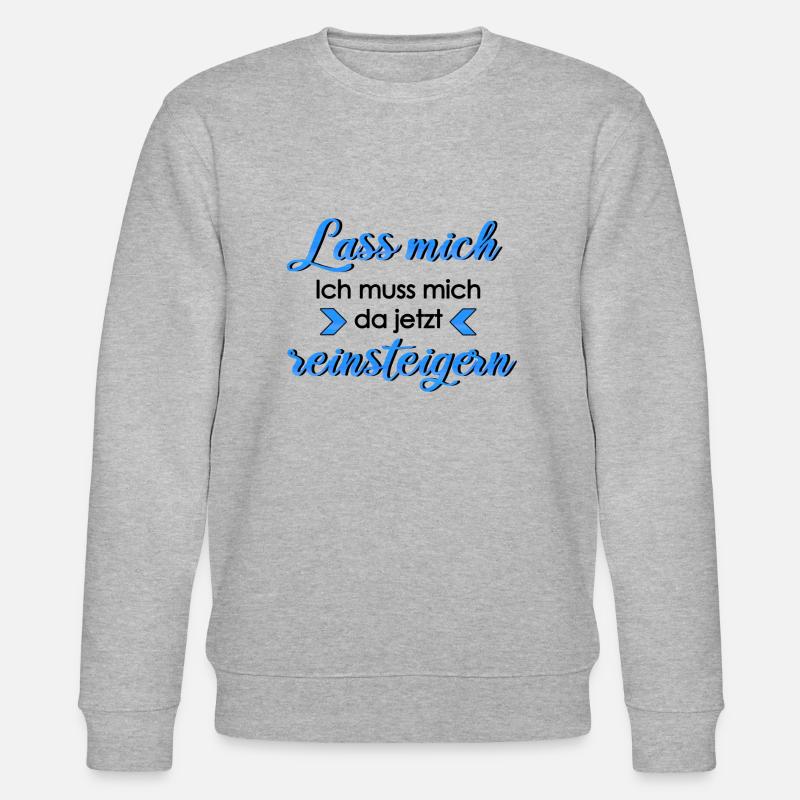 lass mich - Stanley/Stella Unisex Bio-Sweatshirt CHANGER  - Grau meliert