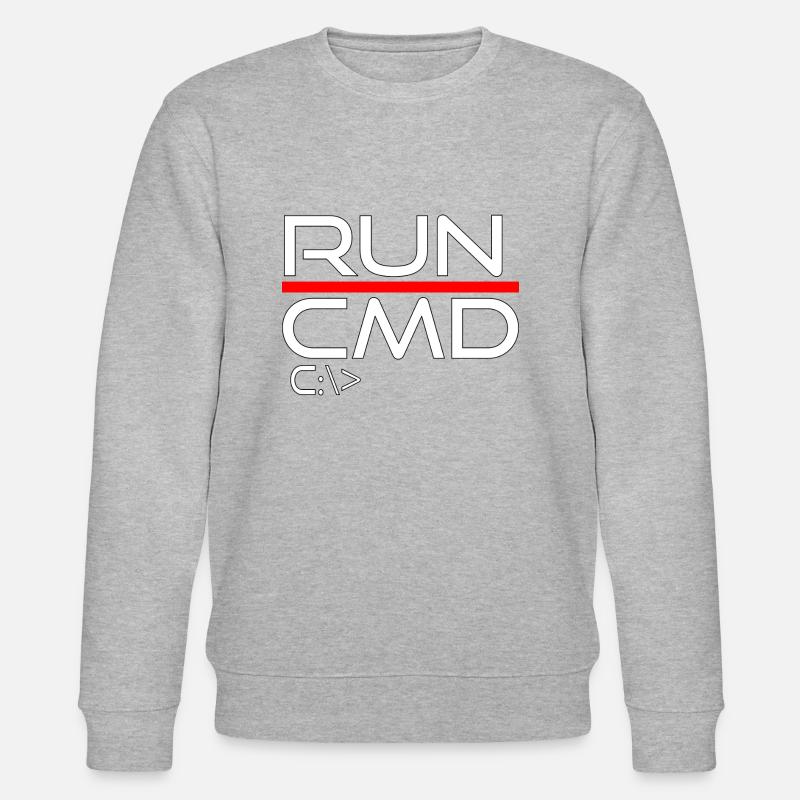 run cmd - Stanley/Stella Unisex Bio-Sweatshirt CHANGER  - Grau meliert
