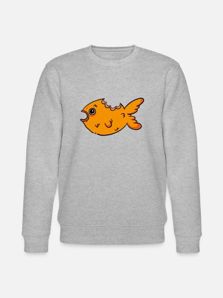 Fisch - Stanley/Stella Unisex Bio-Sweatshirt CHANGER  - Grau meliert