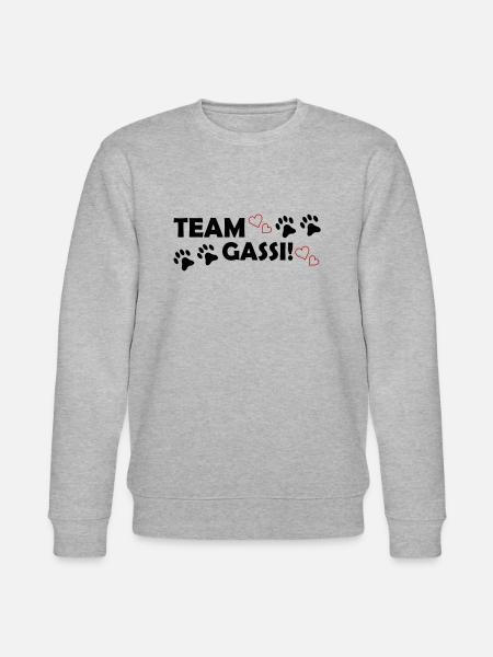 Team Gassi - Stanley/Stella Unisex Bio-Sweatshirt CHANGER - Grau meliert