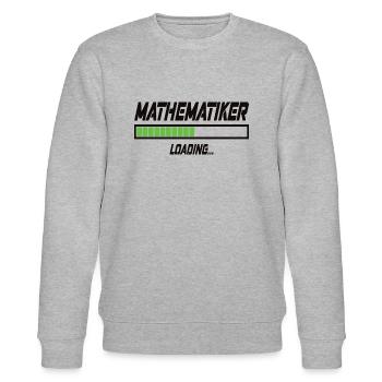 Mathematiker Loading... - Stanley/Stella Unisex Bio-Sweatshirt CHANGER  - Grau meliert - Vorne - Nik (191cm) & Marisol (170cm)