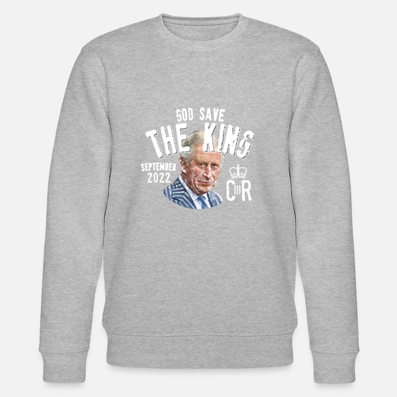 Gott schütze den König Karl - Stanley/Stella Unisex Bio-Sweatshirt CHANGER  - undefined