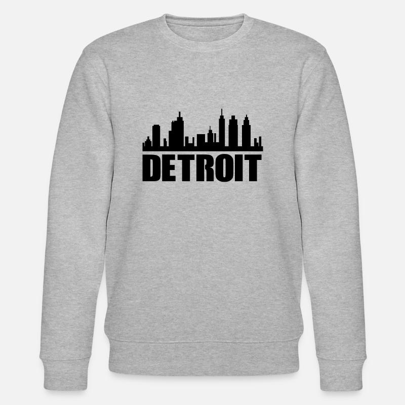 Detroit - Stanley/Stella Unisex Bio-Sweatshirt CHANGER  - Grau meliert