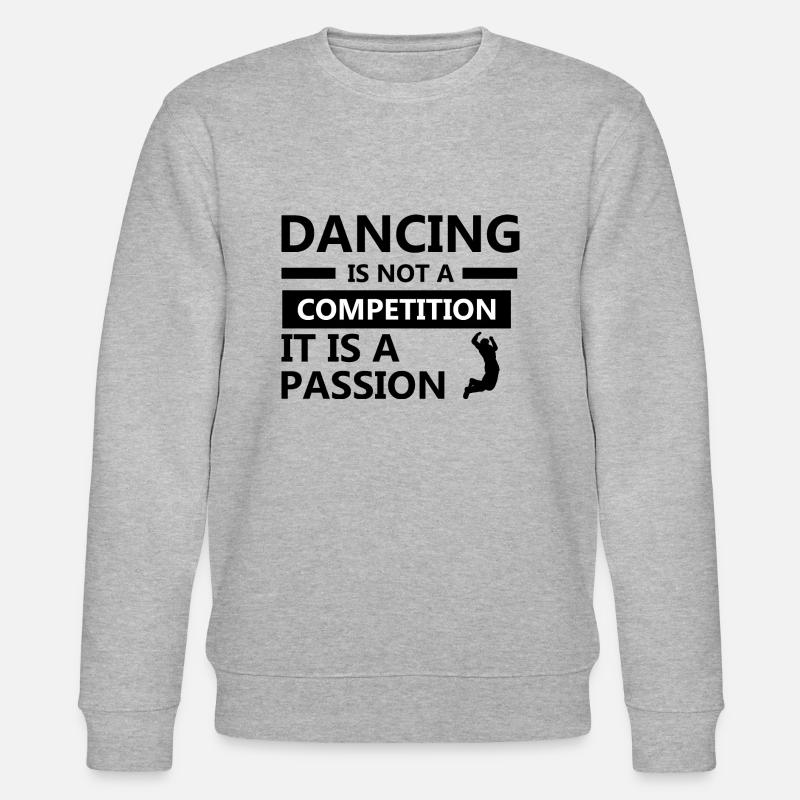 Dancing Dance Music - Stanley/Stella CHANGER Unisex Organic Sweatshirt - heather grey