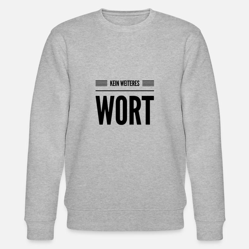 schweig - Stanley/Stella Unisex Bio-Sweatshirt CHANGER  - Grau meliert