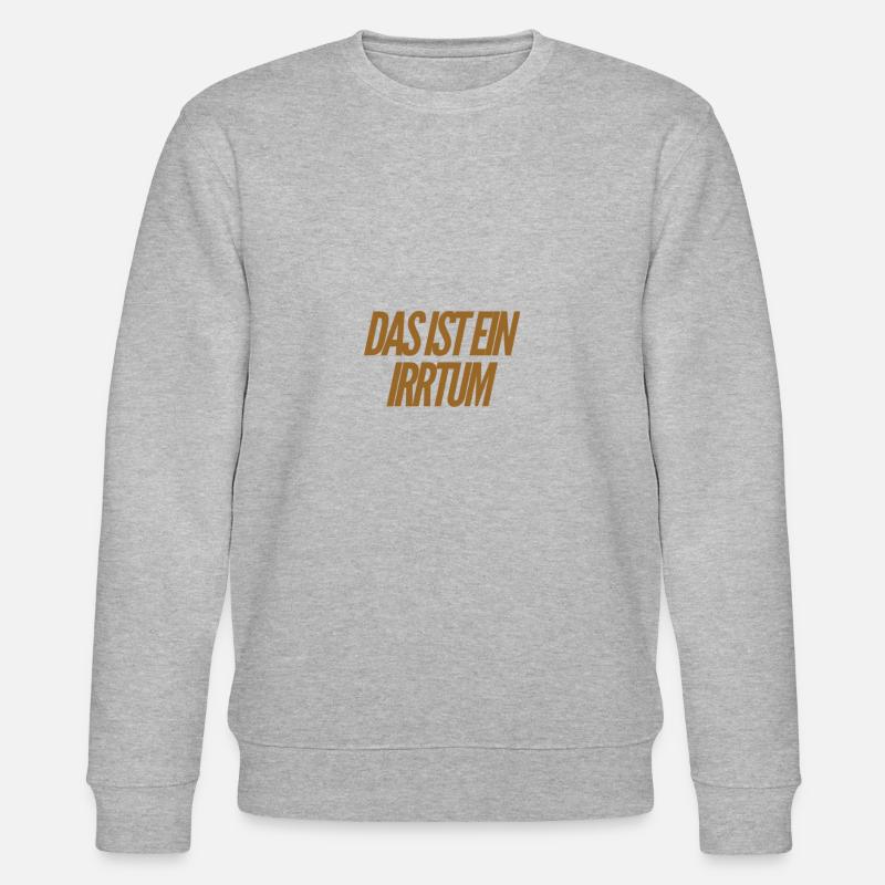 Denkfehler - Stanley/Stella Unisex Bio-Sweatshirt CHANGER  - Grau meliert