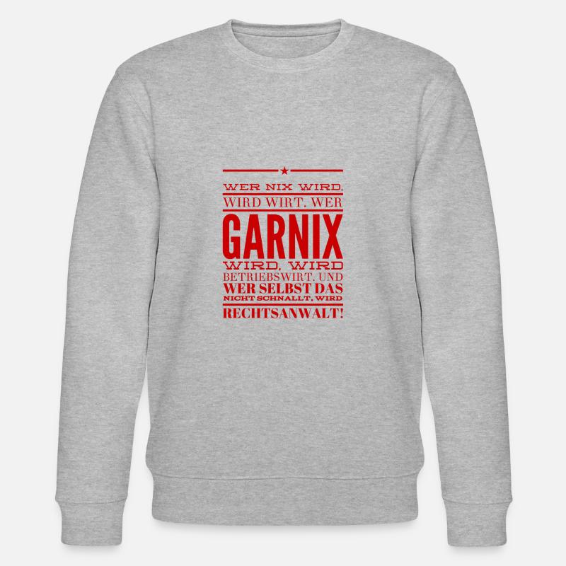wer wird was? - Stanley/Stella Unisex Bio-Sweatshirt CHANGER  - Grau meliert