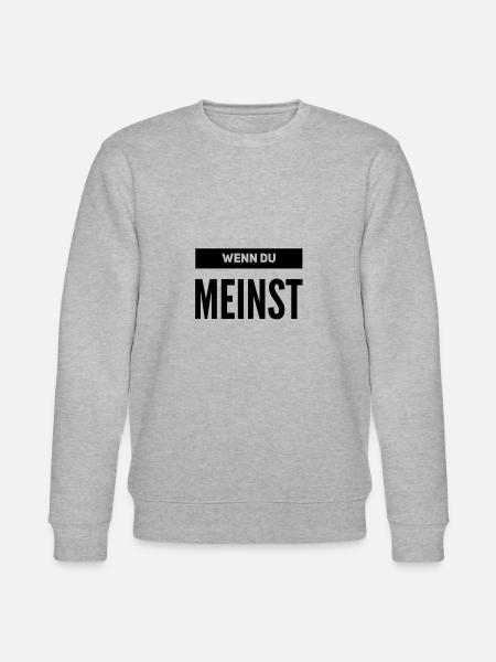 ist mir egal - Stanley/Stella Unisex Bio-Sweatshirt CHANGER  - Grau meliert
