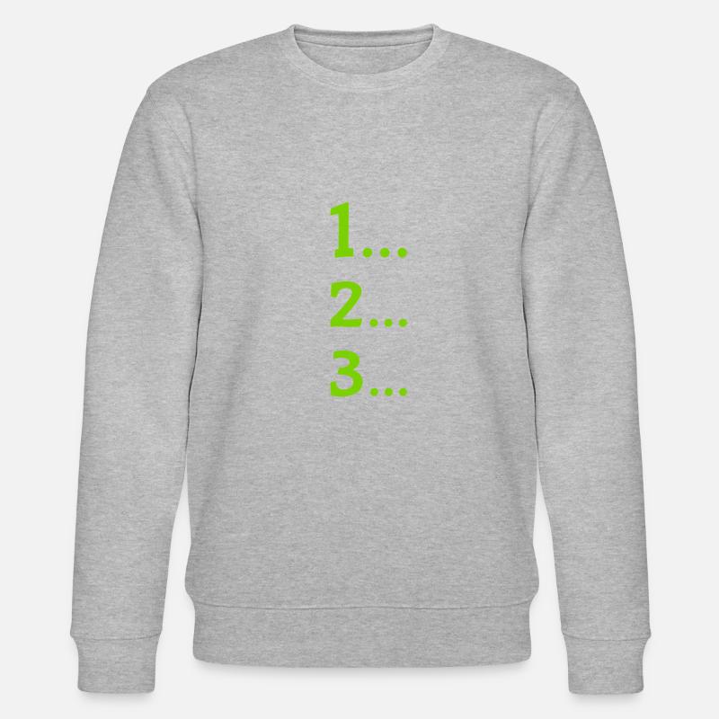 Un deux trois - Sweat bio CHANGER Stanley/Stella Unisexe - gris chiné